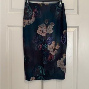 Long pencil skirt